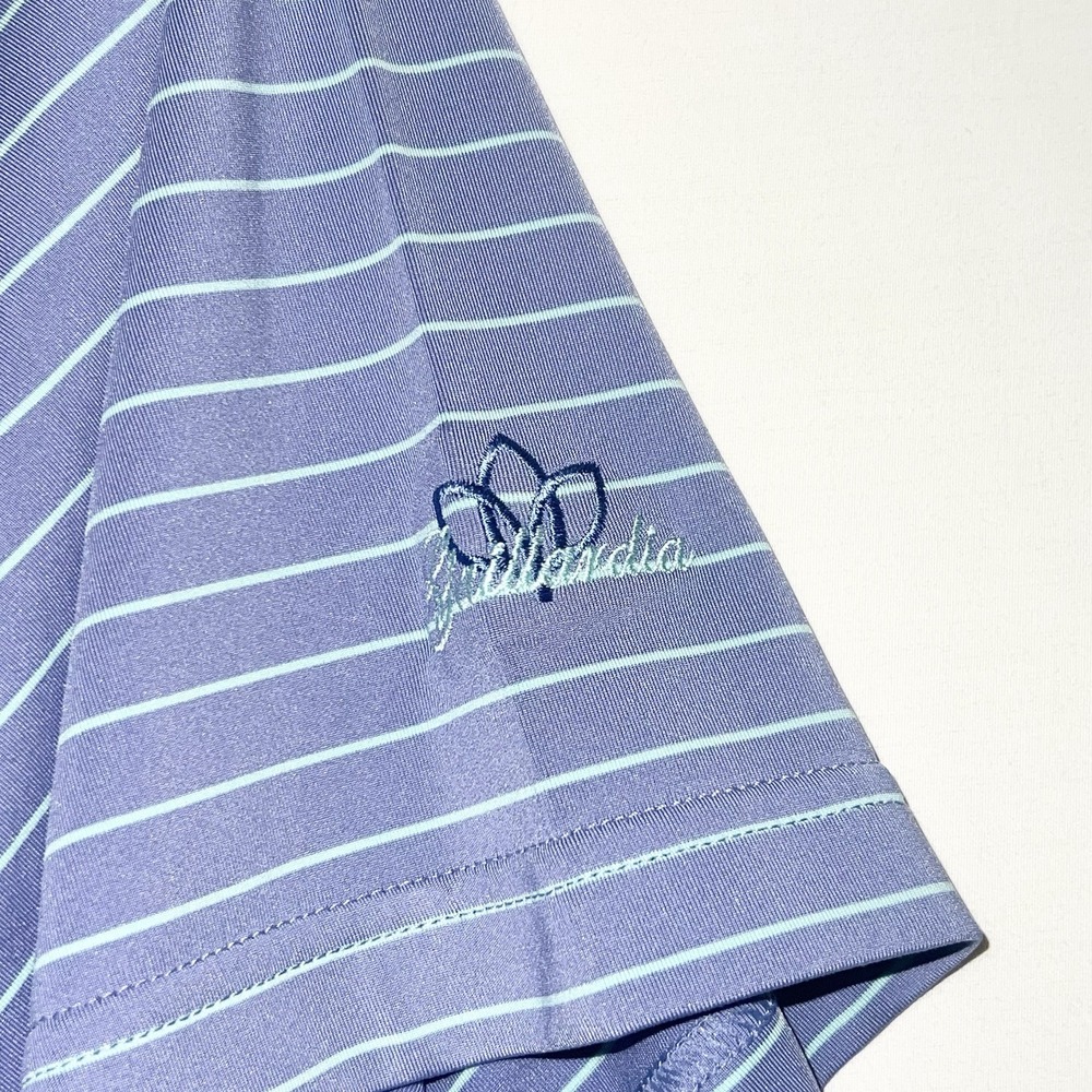 Peter Millar Summer Comfort Polo Shirt Mens XL Golf Stretch Lightweight Blue - Picture 7 of 8